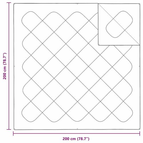 Zestaw Kołdry z poduszką 3 pcs Biały 200 x 200 cm Mikrofibra na Arena.pl