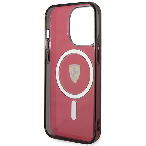 Etui Ferrari do iPhone 14 Pro, Czerwony MagSafe zdjęcie 7