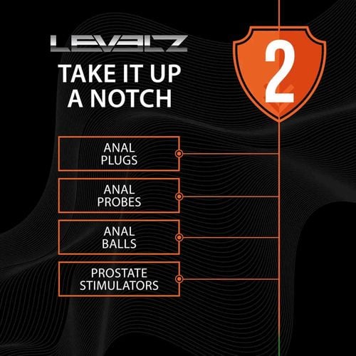 Beaded Silicone Anal Probe With Loop - Black na Arena.pl