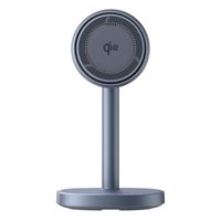 2w1 ładowarka indukcyjna orbit 2 pro magsafe qi2 20w z chłodzeniem - szara