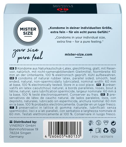 Mister Size 60Mm Pack Of 3 na Arena.pl