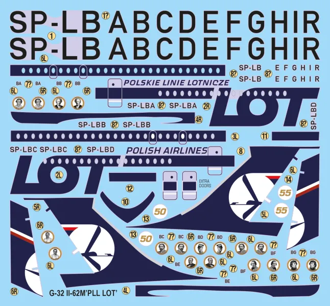 Il-62M 'PLL LOT' - Long Range Passenger Airplane zdjęcie 2