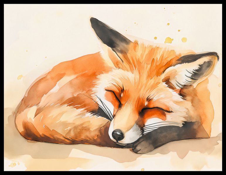 Plakat 65x50cm Akwarelowa Sielanka zdjęcie 2