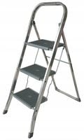 Drabina drabinka aluminiowa składana 3 stopniowa domowa kuchenna do biura