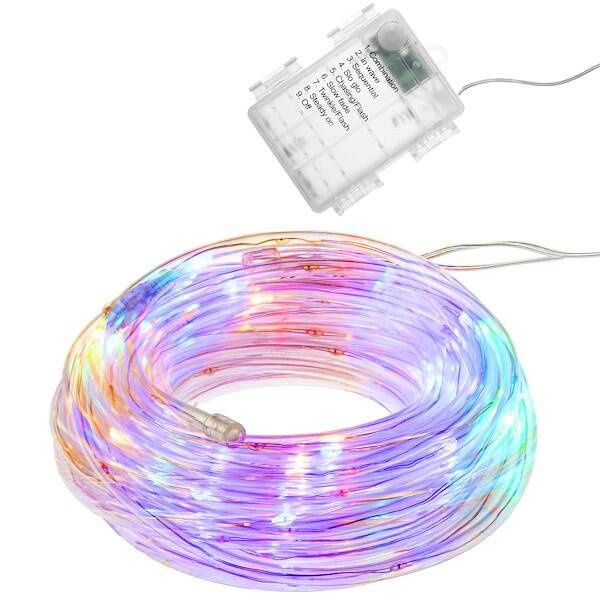 Wąż świetlny 50 Led multikolor 5m z programatorem IP44 zdjęcie 1