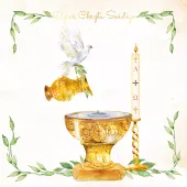 Karnet Kw Chrzest Chrzcielnica