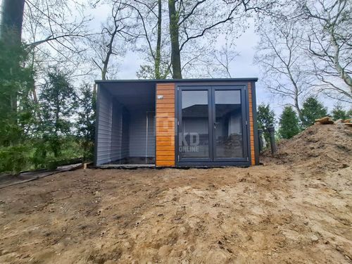 Schowek - Domek Ogrodowy 2,5x2,5m wiata 1,5m drzwi PCV dach TKD387 na Arena.pl