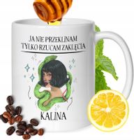 Kubek Dla Kaliny Koleżanki Przyjaciółki Prezent Z Nadrukiem Biały 330Ml