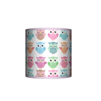 Abażur EKO - Kolorowe sowy