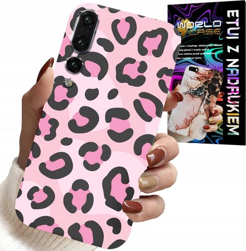 ETUI DO HUAWEI P20 PLUS - RÓŻOWA PANTERKA PANTERA KOBIECE WZORY na Arena.pl