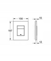 Przycisk spłukujący GROHE Skate Cosmopolitan Biel Alpejska Trwały 38732SH0