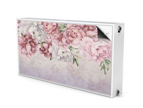 Mata MAGNETYCZNA Grzejnika PIWONIE Kwiaty Natura 80cm x 60cm na Arena.pl