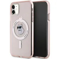 karl lagerfeld klhmn61hfccnop iphone 11 / xr 6.1 różowy/pink hardcase