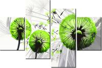 140CM 70 OBRAZ DMUCHAWCE KOLORZE LIMONKI ŚCIENNY