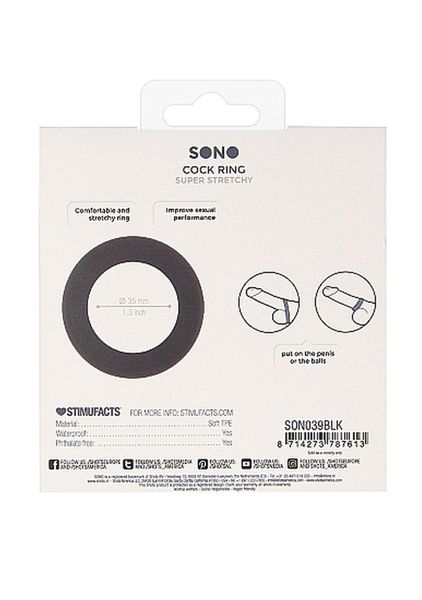 No.39 - Cockring - Black zdjęcie 4