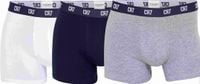 Bokserki męskie CR7 Basic Trunk 3 pary grey melange/white/navy L