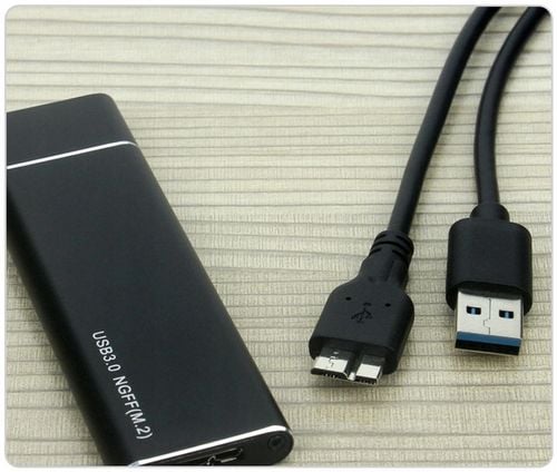 ADAPTER DYSKU SSD m.2 USB 3.0 NGFF OBUDOWA KIESZEŃ m2 SATA B KEY B M KEY na Arena.pl
