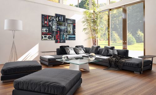 Obraz Na Płótnie - Technika Magnetofon - 130X100 Cm - Cb130X100-3875 na Arena.pl