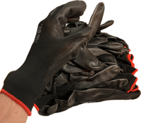 Arkadia Rękawice Robocze Manualne Pu-Black 9 L   X 12