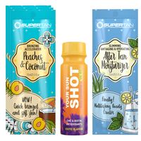 Supertan Peaches & Coconut 3x 15ml Bronzer Z Przyspieszaczem + Gratisy