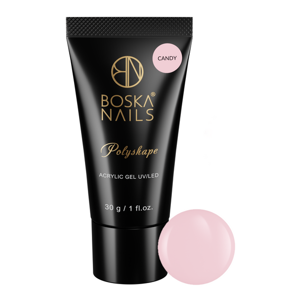 BOSKA NAILS Akrylożel do paznokci Polyshape - CANDY - 30g zdjęcie 1