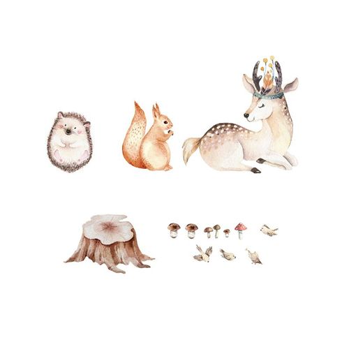 Naklejki Jeleń Jeż Wiewiórka DK319 L na Arena.pl