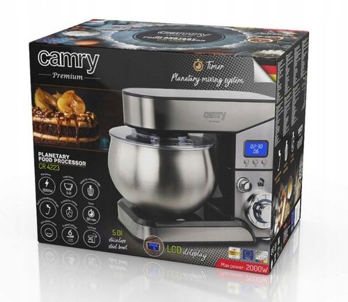 ROBOT KUCHENNY PLANETARNY MIKSER 5L DUŻA MOC 2000W na Arena.pl