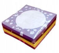 Papierowe koperty CD DVD 100 szt. różne wzory