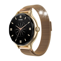 Noise Diva Smartwatch Rozmowy Bluetooth 5.0 Pomiar Snu Monitor Tętna Złoty