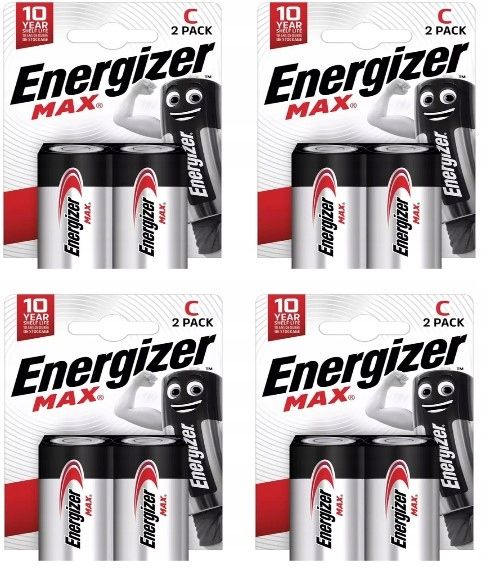 8x ENERGIZER MAX LR14 C Bateria Alkaliczna zdjęcie 1