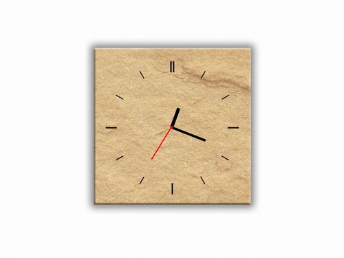 ZEGAR SZKLANY KWADRATOWY - Piasek na Arena.pl