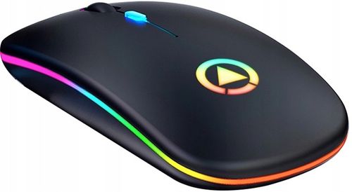 MYSZKA BEZPRZEWODOWA MYSZ OPTYCZNA SLIM LEKKA LED na Arena.pl