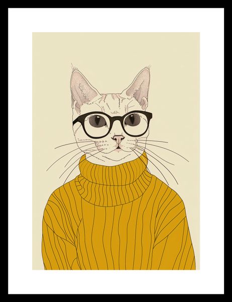 Plakat 21x29,7cm Intelektualista zdjęcie 3