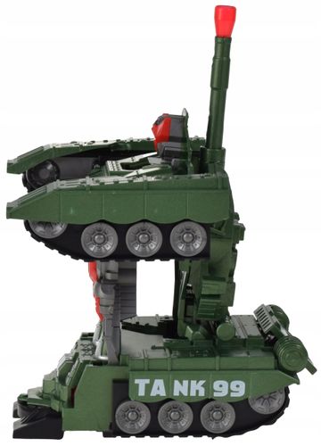 AUTO CZOŁG ROBOT AUTOBOT 2w1 POJAZD NA BATERIE DLA DZIECI ŚWIECI JEŹDZI na Arena.pl