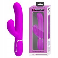 Wibrator, masażer łechtaczkowy i dopochwowy, wodoodporny. Silikon