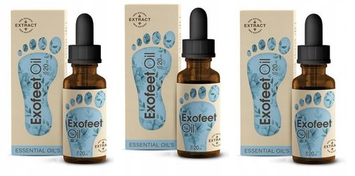3x ExoFeet Oil - Olejek na Grzybicę Paznokci i Stóp 20 ml Dla Zdrowych Nóg na Arena.pl