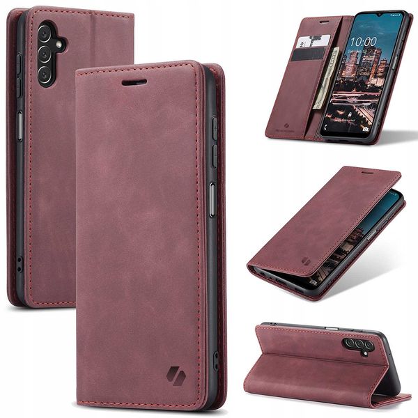 Spacecase Wallet Galaxy A14 5G Red zdjęcie 11