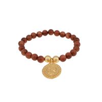 bransoletka z kamienia z wizerunkiem (b21/kor/57au)