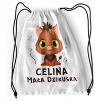 Plecak Sportowy Szkolny Dla Celiny Córki Dziecka Z Nadrukiem Ze Zdjęciem