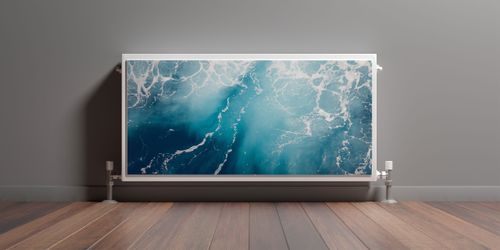 MATA MAGNETYCZNA Na Kaloryfer Tafla Wody 100cm x 60cm na Arena.pl