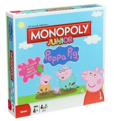 MONOPOLY JUNIOR ŚWINKA PEPPA na Arena.pl