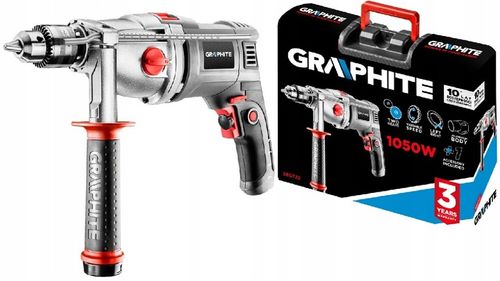 GRAPHITE WIERTARKA UDAROWA DWUBIEGUNOWA WALIZKA 1050W 58G722 na Arena.pl