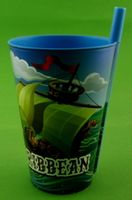 KUBEK ZE SŁOMKĄ DO NAPOJÓW DLA DZIECI 500 ML