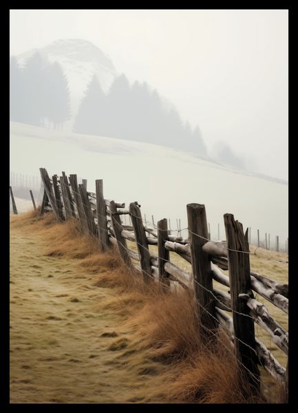 Plakat 29,7x42cm Spowity Mgłą zdjęcie 2