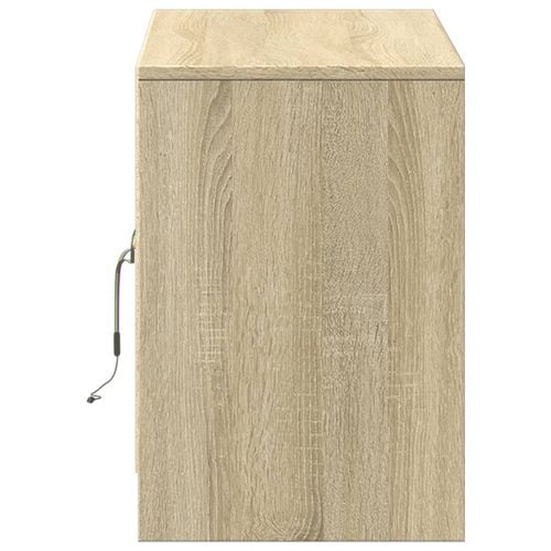 Szafka pod TV z LED, dąb sonoma, 100x34x50 cm na Arena.pl