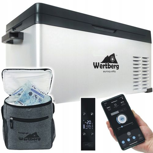 30L samochodowa lodówka zamrażarka -20°C 12V/24V|230V bluetooth +torba cool na Arena.pl