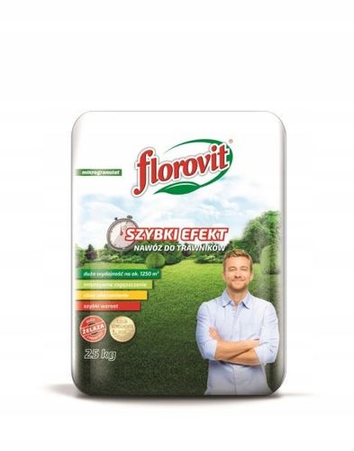 Nawóz do trawników Florovit szybki efekt 25 kg na Arena.pl