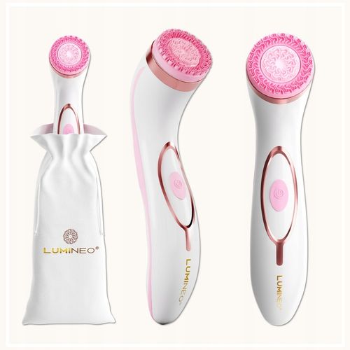 Lumineo Brush PRO różowy 4 końcówki + żel do skóry wrażliwej na Arena.pl
