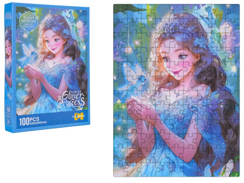 Zestaw Puzzli 100El. Wróżka Niebieska zdjęcie 5