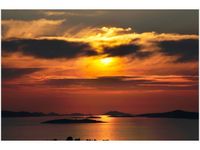 120CM 80CM OBRAZ ŚCIENNY CHORWACKIE SŁOŃCE